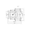 The forklift attachment gear reducer